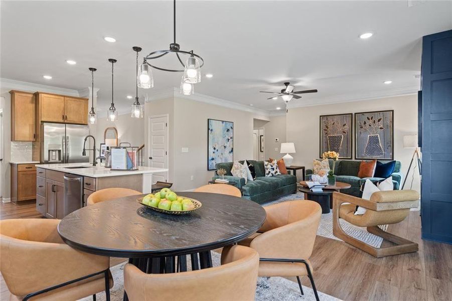 Furnished interior view inside a new home in Sagebrook, Powder Springs (Image 22).