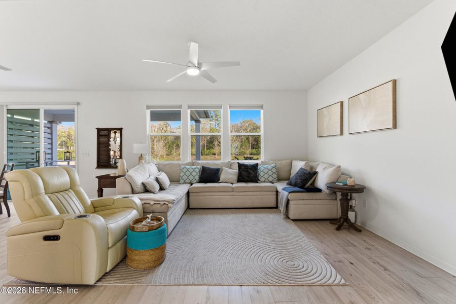 Furnished interior view inside a new home in , St. Johns (Image 10).