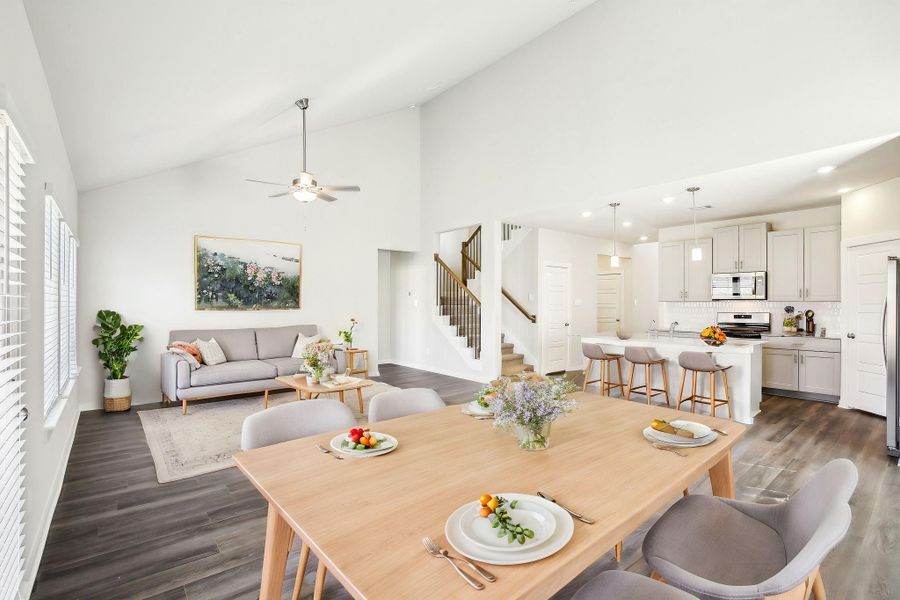 Photo is not of the actual home but is an inspirational photo of builder’s model home and may depict options, furnishings, and/or decorator features that are not included.