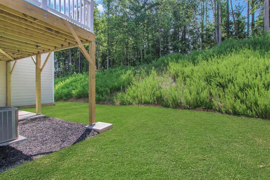 Exterior details and patio area of a home in Park Ridge at Sugar Hill, Sugar Hill (Image 15). Exterior details and patio area of a home in Park Ridge at Sugar Hill, Sugar Hill (Image 15).