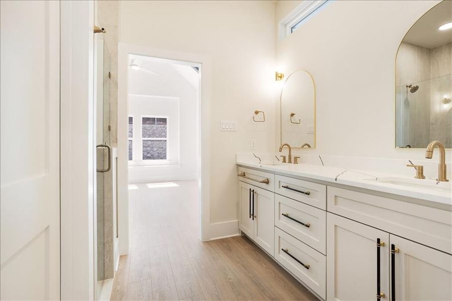 Furnished interior view inside a new home in , Pottsboro (Image 12).