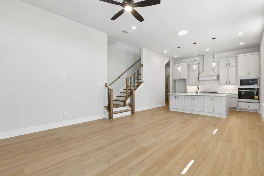 Spacious, unfurnished interior of a new home in Newman Village Townhomes, Frisco (Image 19).
