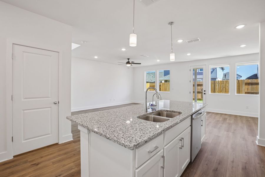 Furnished interior view inside a new home in Freedom at Anthem, Kyle (Image 3). Furnished interior view inside a new home in Freedom at Anthem, Kyle (Image 3).