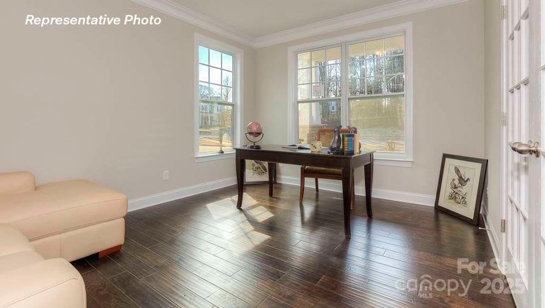 Furnished interior view inside a new home in Sanctuary at Southgate, Indian Trail (Image 38).