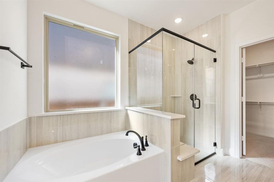 Furnished interior view inside a new home in Willow Wood Classic 60, McKinney (Image 13).