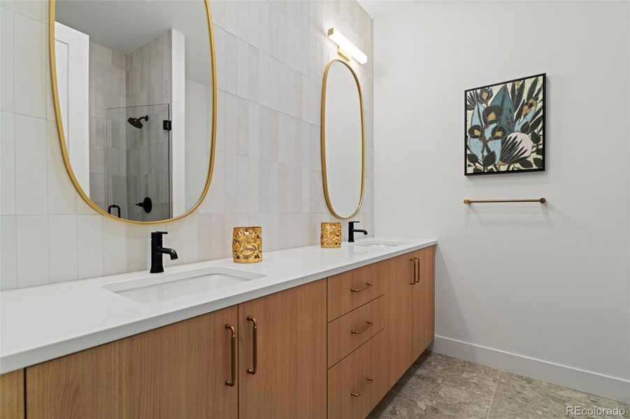 Furnished interior view inside a new home in , Denver (Image 13).