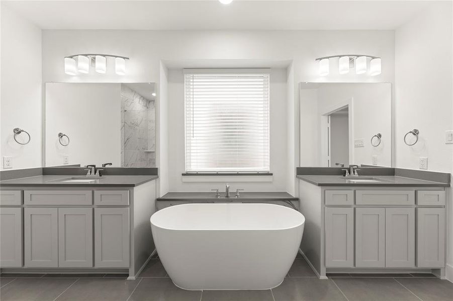 Furnished interior view inside a new home in Villages of Creekwood, Frisco (Image 4).