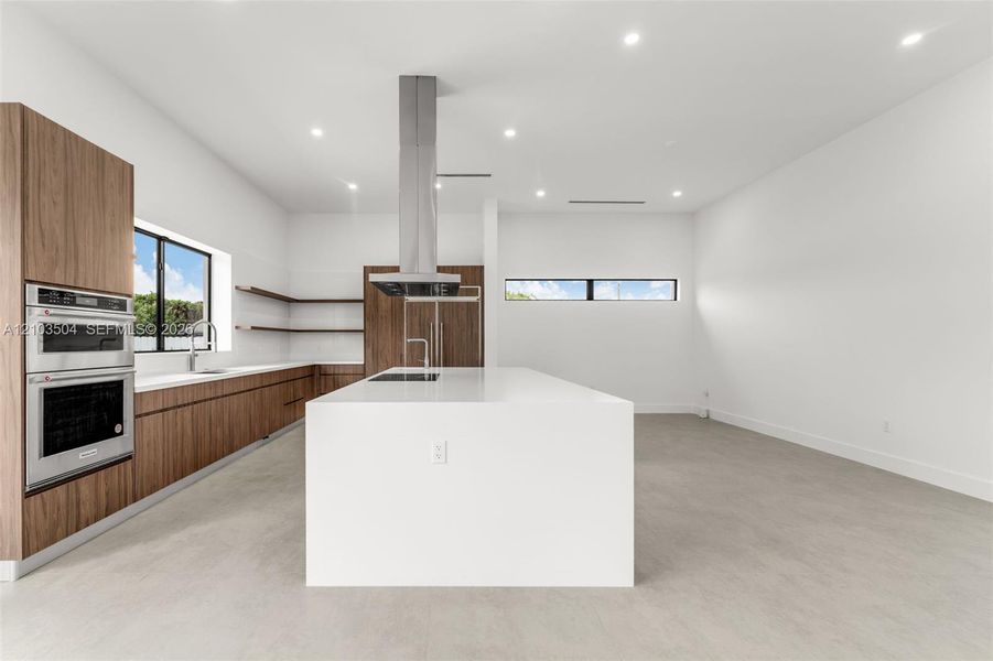 Furnished interior view inside a new home in , Miami (Image 38).