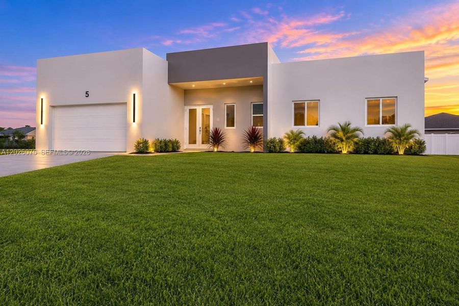 Exterior details and patio area of a home in , Cape Coral (Image 42). Exterior details and patio area of a home in , Cape Coral (Image 42).