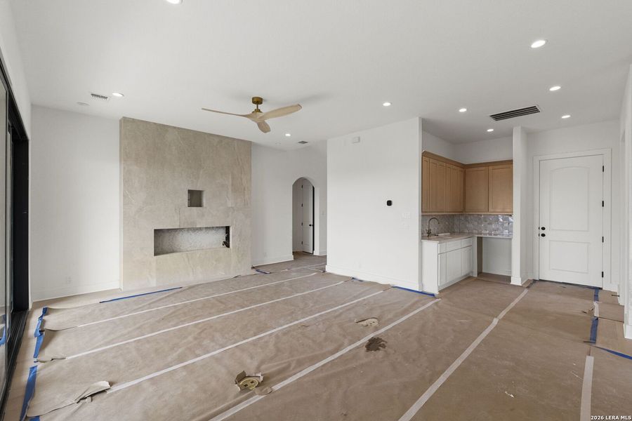 In-progress construction of a new home in , Boerne, TX (Image 39).