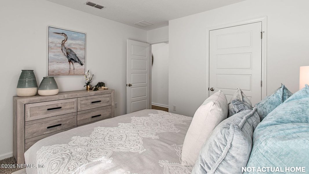 Furnished interior view inside a new home in Copes Landing, Jacksonville (Image 26).