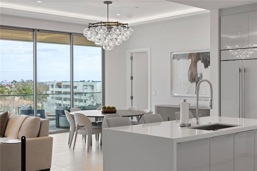 Furnished interior view inside a new home in , Longboat Key (Image 27). Furnished interior view inside a new home in , Longboat Key (Image 27).