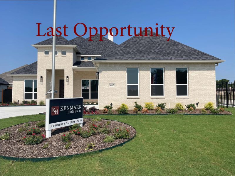 Front exterior of a new home in LeTara, Haslet, TX, highlighting curb appeal (Image 1). Front exterior of a new home in LeTara, Haslet, TX, highlighting curb appeal (Image 1).