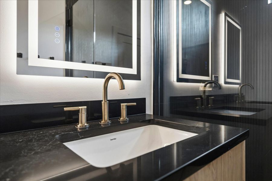 Close-up of interior finishes inside a home in , Houston (Image 19).