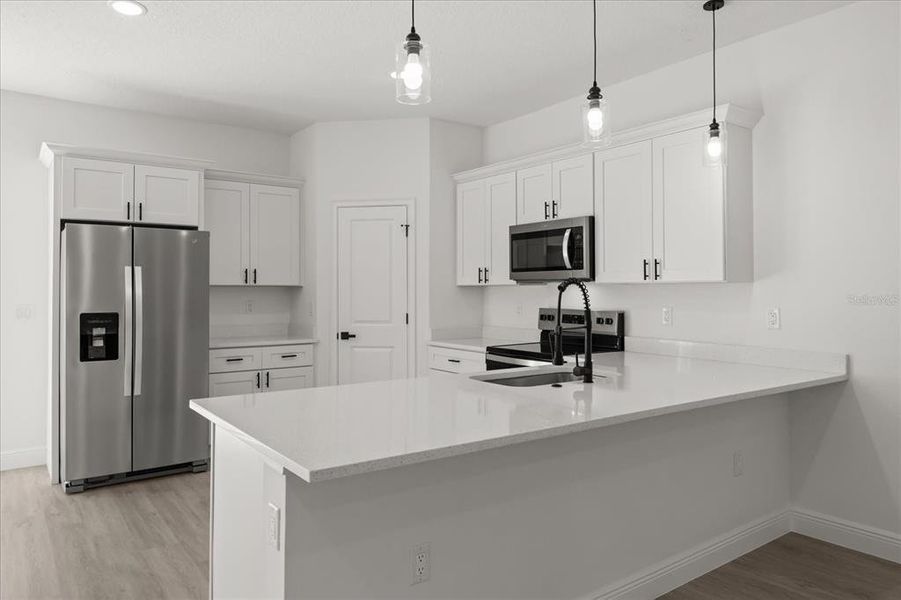 Furnished interior view inside a new home in , Dunnellon (Image 8).