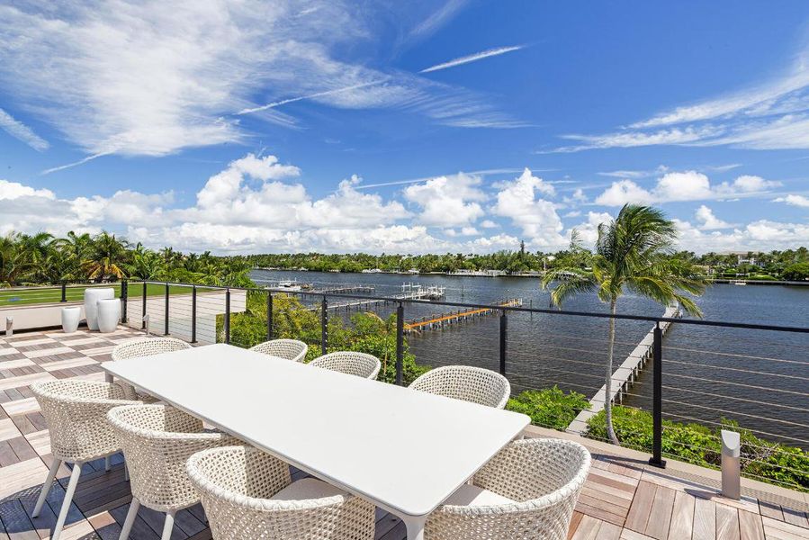 Rooftop Terrace Dining Area
