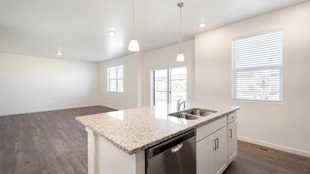 Furnished interior view inside a new home in Westgate, Greeley (Image 9).