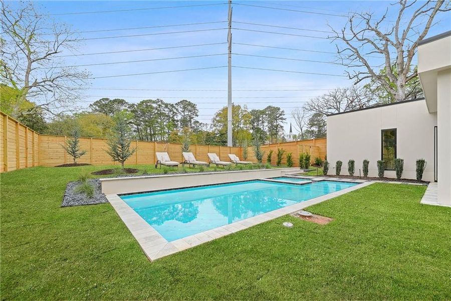 Exterior details and patio area of a home in , Atlanta (Image 35).