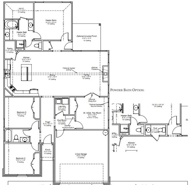 2D floor plan layout for the The Poppy by Avonley Homes in Pinemont, Bryan, TX (Image 4). 2D floor plan layout for the The Poppy by Avonley Homes in Pinemont, Bryan, TX (Image 4).
