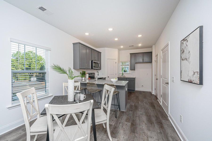 Furnished interior view inside a new home in , Charleston (Image 7).