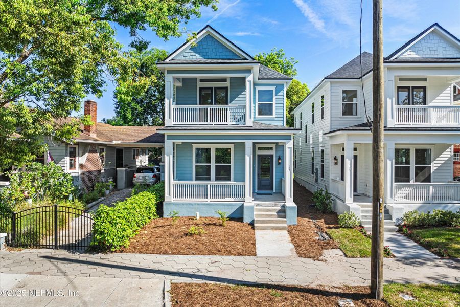 Front exterior of a new home in , Jacksonville, FL, highlighting curb appeal (Image 24).