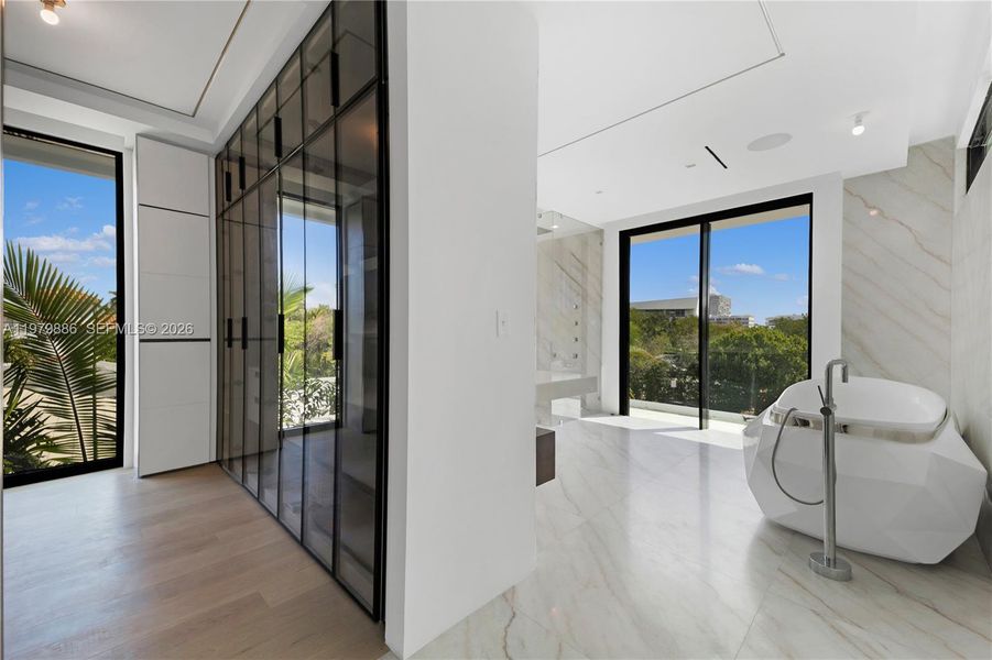 Furnished interior view inside a new home in , Miami Beach (Image 13).