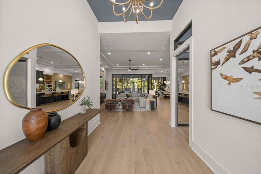 Furnished interior view inside a new home in , Ocala (Image 27).
