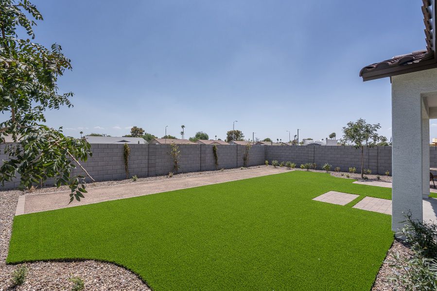 Backyard | Marlowe | New Homes in Glendale, AZ | Landsea Homes