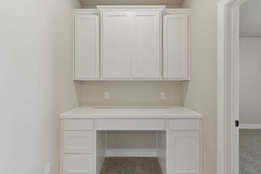 Representative furnished interior of a home built from the Windcrest by Chesmar Homes in Talia, Mesquite (Image 11).