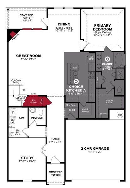 Beazer Homes Lake Pointe at Paloma Creek Rainier floorplan