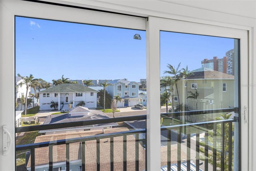 balcony off of guest bedroom