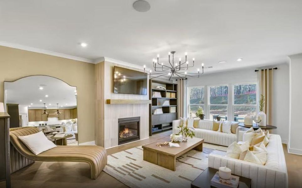 Furnished interior view inside a new home in , Ball Ground (Image 6). Furnished interior view inside a new home in , Ball Ground (Image 6).