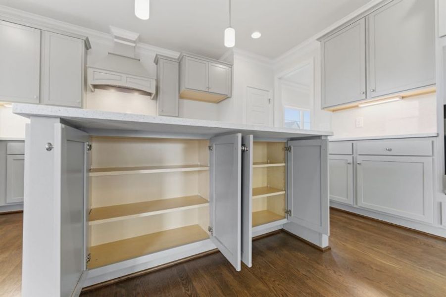 Representative furnished interior of a home built from the Fairfield Lux by Keystone Homes NC in Weybridge, Burlington (Image 9).