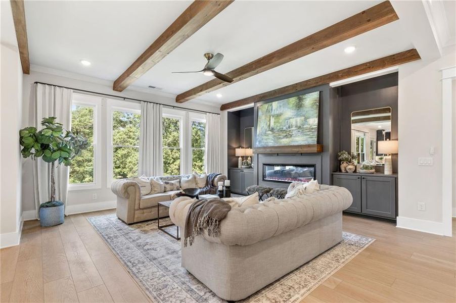 Furnished interior view inside a new home in , Marietta (Image 5).