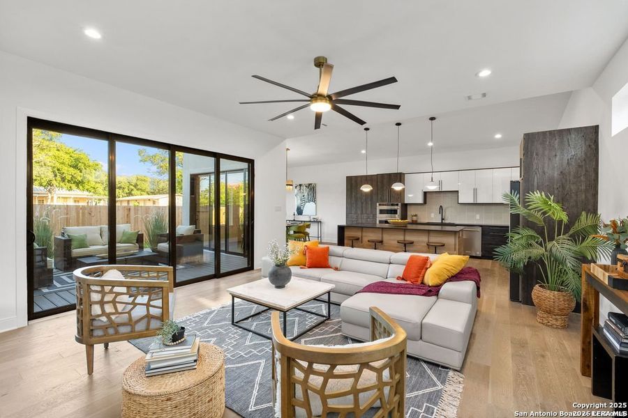 Furnished interior view inside a new home in , San Antonio (Image 10).