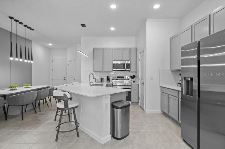 Furnished interior view inside a new home in , Orlando (Image 7). Furnished interior view inside a new home in , Orlando (Image 7).