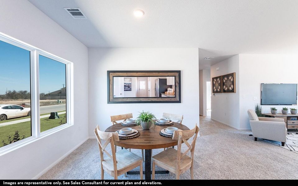 Furnished interior view inside a new home in Austin Point, Richmond (Image 2). Furnished interior view inside a new home in Austin Point, Richmond (Image 2).