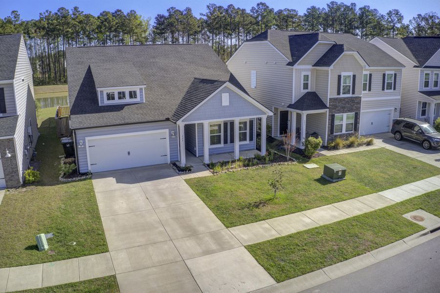 Front exterior of a new home in , Moncks Corner, SC, highlighting curb appeal (Image 23).