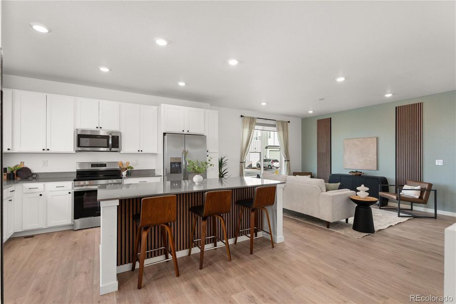Furnished interior view inside a new home in Whisper Village, Arvada (Image 9).