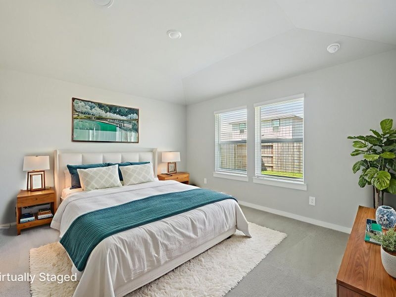 Furnished interior view inside a new home in Pine Lake Cove - Traditional Series, Montgomery (Image 8).