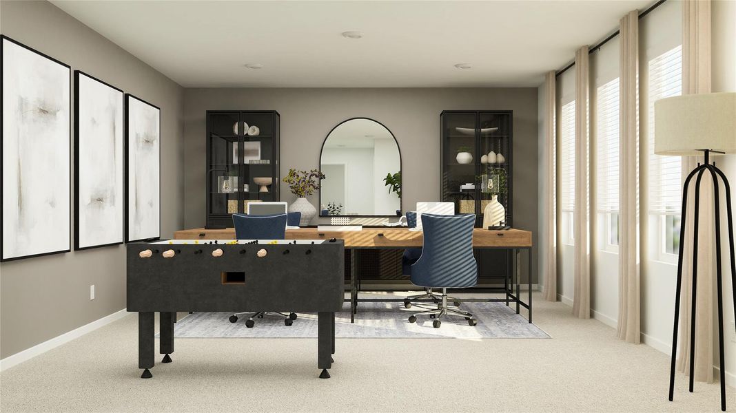 Furnished interior view inside a new home in Moore Landing, Magnolia (Image 5).