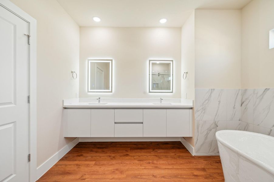 Furnished interior view inside a new home in Metro Village, Houston (Image 7).