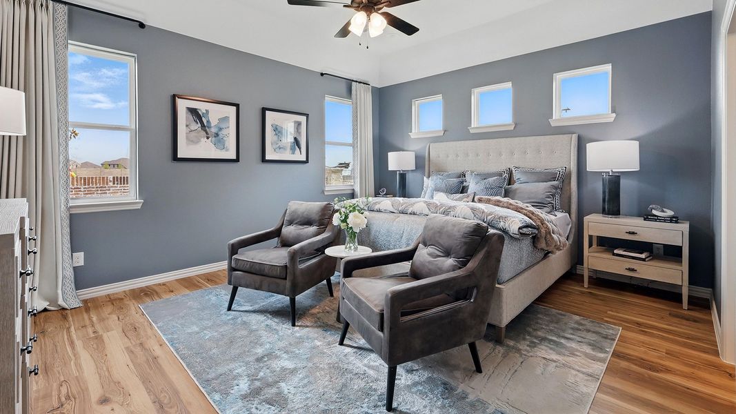 Representative furnished interior of a home built from the Wayfinder by Brightland Homes in Walden Pond, Forney (Image 12).