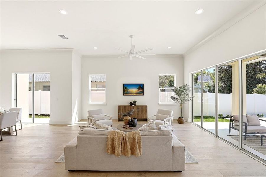 Furnished interior view inside a new home in , Orlando (Image 42). Furnished interior view inside a new home in , Orlando (Image 42).