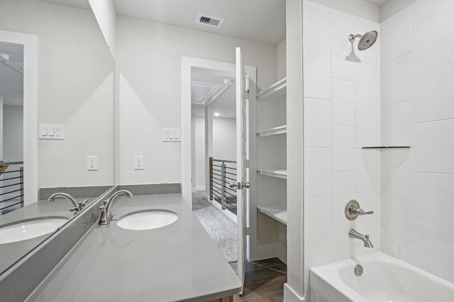 Furnished interior view inside a new home in Cay Landing, Houston (Image 4).