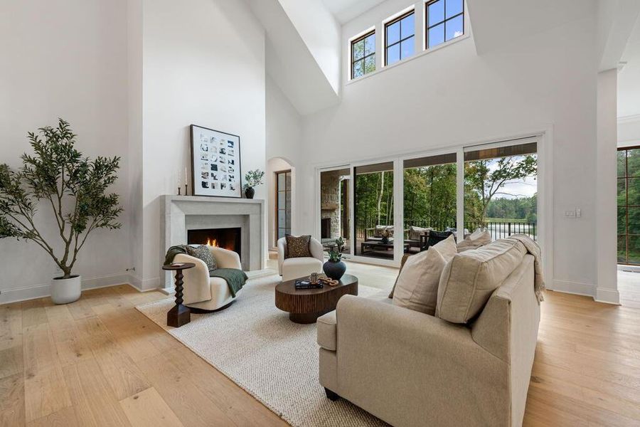 Furnished interior view inside a new home in , Ellijay (Image 56).