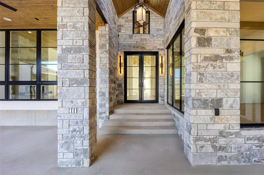 Exterior details and patio area of a home in , Aledo (Image 28). Exterior details and patio area of a home in , Aledo (Image 28).