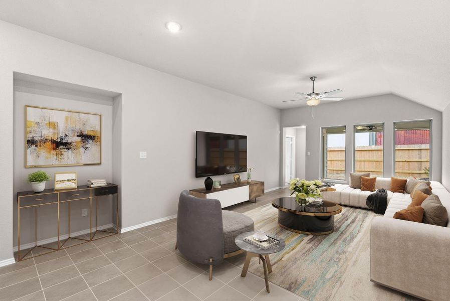 Furnished interior view inside a new home in Escondido, Magnolia (Image 10).