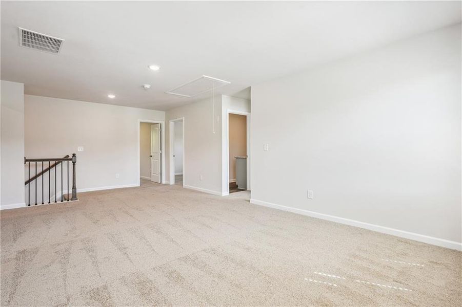 Spacious, unfurnished interior of a new home in River Walk Farm, Covington (Image 12). Spacious, unfurnished interior of a new home in River Walk Farm, Covington (Image 12).