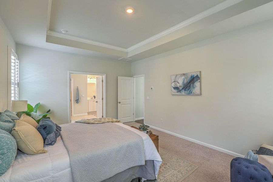 Furnished interior view inside a new home in The Ponds, Summerville (Image 9). Furnished interior view inside a new home in The Ponds, Summerville (Image 9).